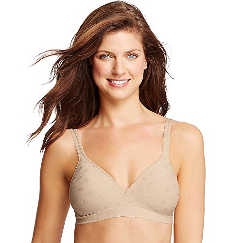 Hanes womens Perfect Coverage ComfortFlex Fit Wirefree Bra(G260)-Soft Taupe-M