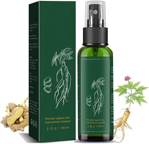 Kortin Red Ginseng Hair Regeneration Spray,2023 New Hyungang Korea Ginseng Hair Regrowth Serum Spray,Spray per la crescita dei capelli allo zenzero alle erbe, nutre i capelli del cuoio capelluto