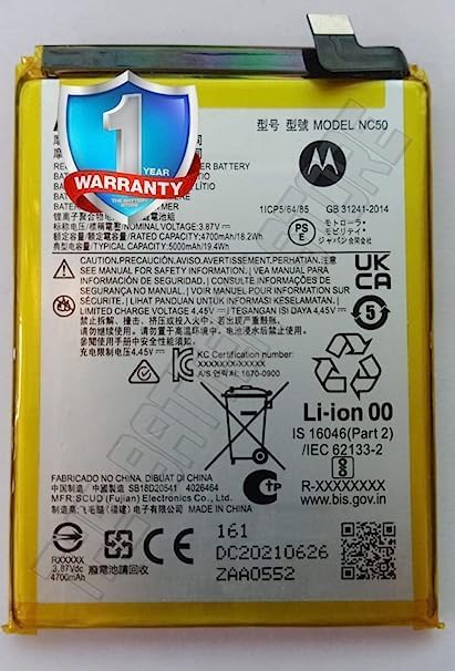 Image of Original NC50 Battery for Moto G41 XT2167 / G32 XT2235 Battery with 1 Year Warranty** (Sep88)