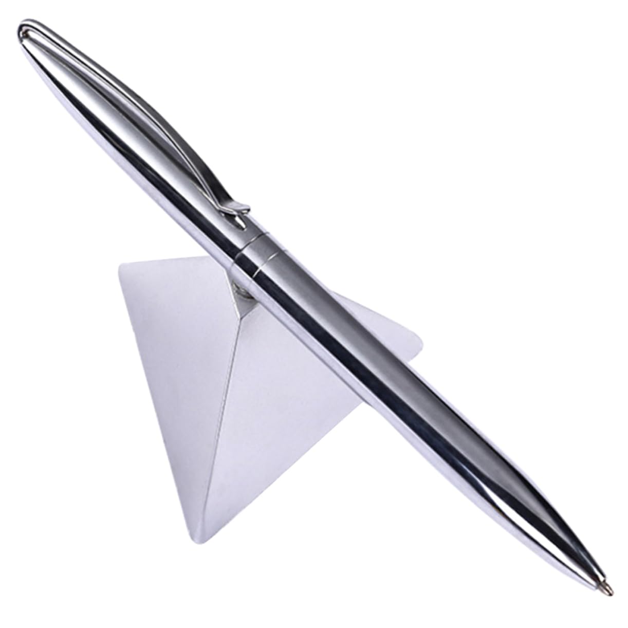 Artibetter Schwebender Signierstift mit Magnetischer Basis aus Metall für Büro Zubehör Schreibtisch und Schwarzer Kugelschreiber als Schreibtisch Zubehör im Modernen Design