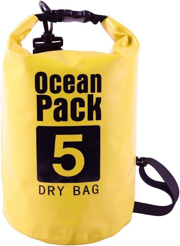 5 Liter Ocean Pack Water Bag, Durable Camping Water Storage Bag, Portable Foldable Outdoor Water Container for Camping, Hiking, Travel & Survival Use-picture-31