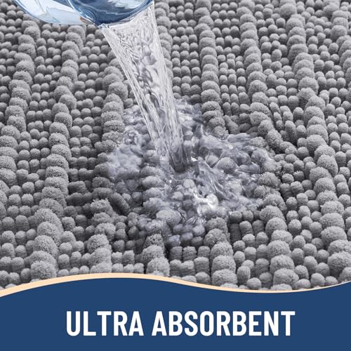 40% Off Arotive Luxury Bathroom Rugs - Soft Absorbent Chenille Mats