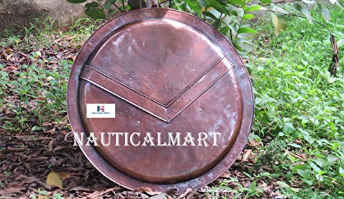 Medieval 300 Spartan Shield Greek King Leonidas Armor Shield 30'' Copper