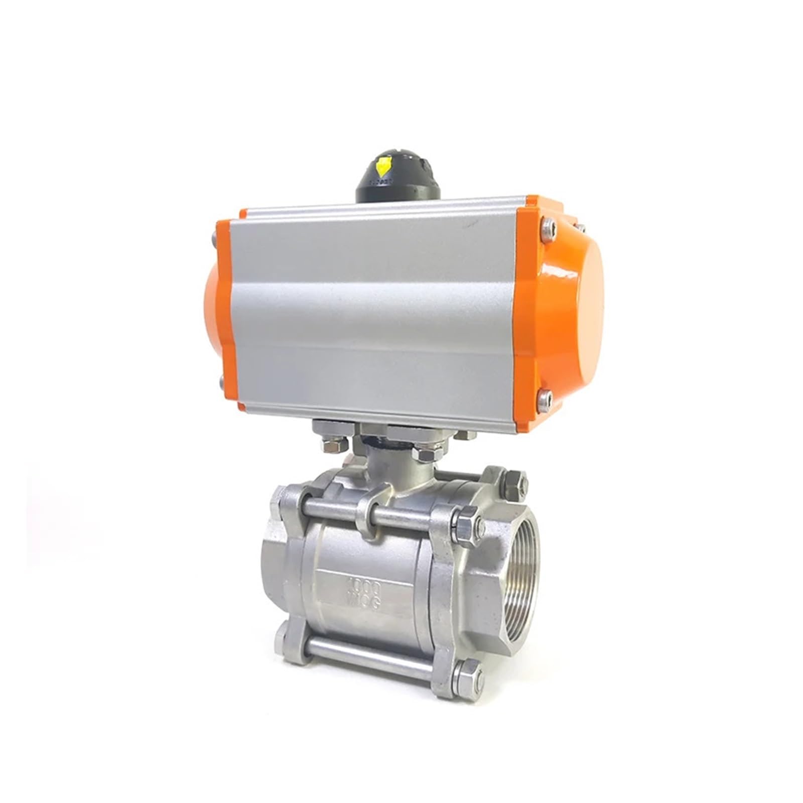 Vanne pneumatique acier inoxydable double effet 3/4 boisseau sphérique Q611F-16P