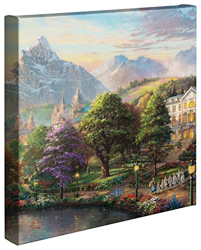 Thomas Kinkade Studios The Sound of Music 14 x 14 Gallery Wrapped Canvas