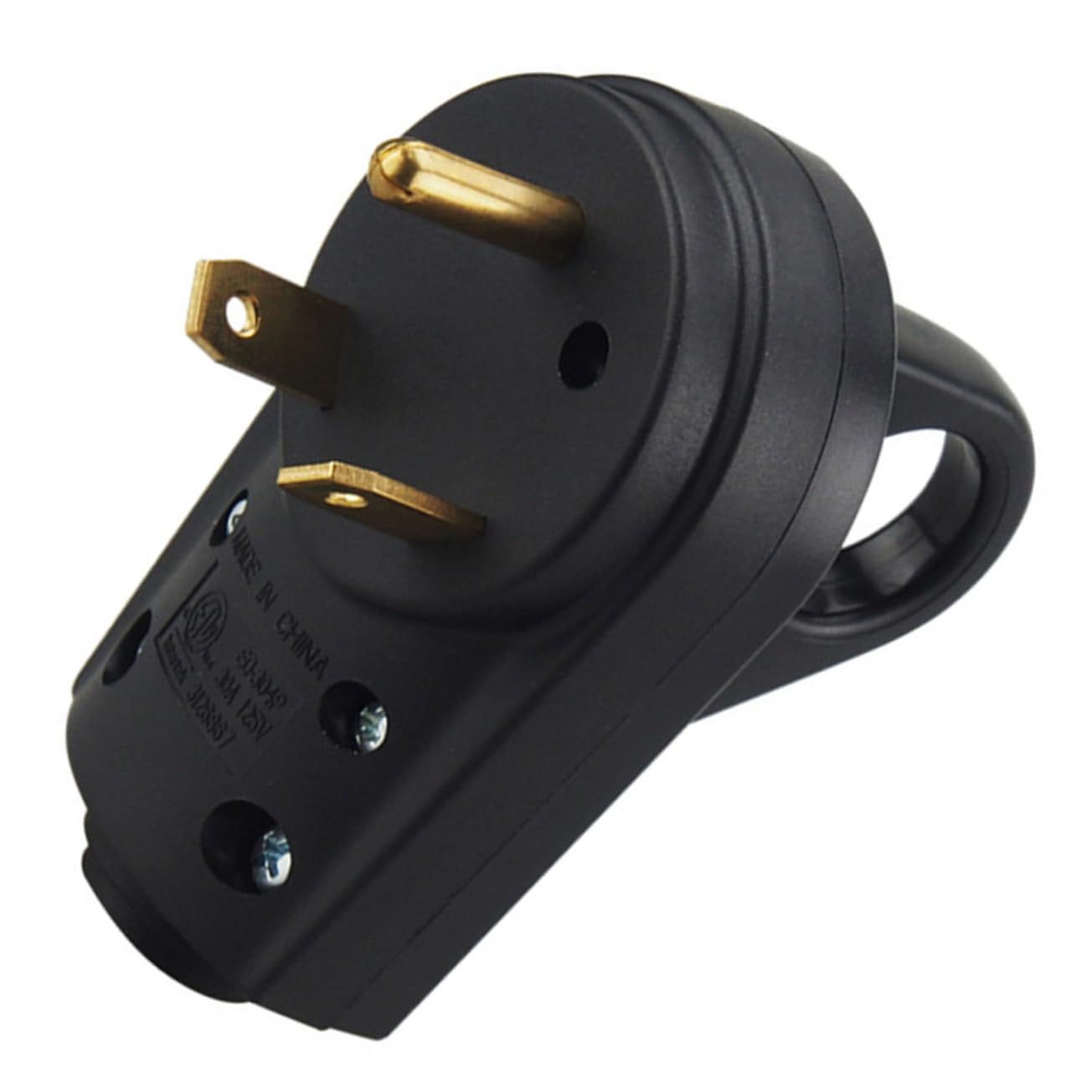 ABOOFAN Rv Plug Replacement Male Outlet Adapter with Easy Design Durable Rv Electrical Accessory for Trailers and Campers for Generator Connections