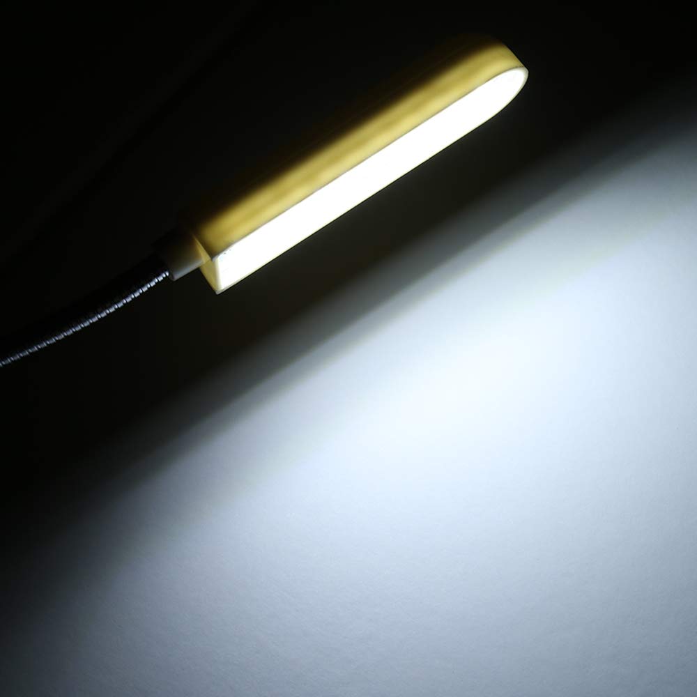Lixada 6W LED Máquina de Coser Lámpara de Luz Base Fija Tubo Flexible Diseño de Cuello de Ganso para Tareas Domésticas