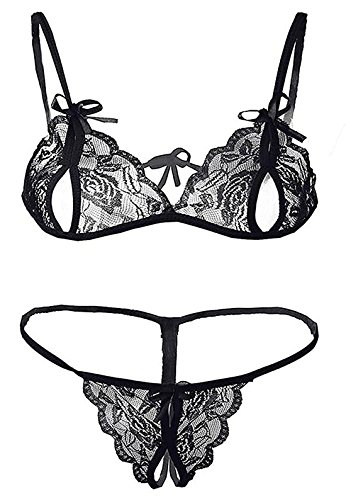 Xs and Os Combo Offer! Women Babydoll Nightwear Lace Bra Panty Lingerie Set - Image 3