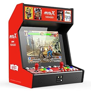 SNK NEOGEO MVSX Home Arcade, Preloaded 50 SNK Neo Geo Official Licenced Retro Games, Support Two players to Play Games Concurrently, Including The King of Fighters/Metal Slug and More