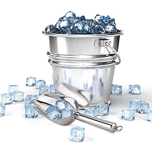 2 Pcs Edelstahl-Eis-Schaufel Schaufel,Eisschaufel Abwiegeschaufel Eisschaufel Haushalts Mehlschaufel Edelstahl Klein Mehlschaufel Futterschaufel Für Eismaschine, Mehl, Pommes, Küche, Bar - Image 4