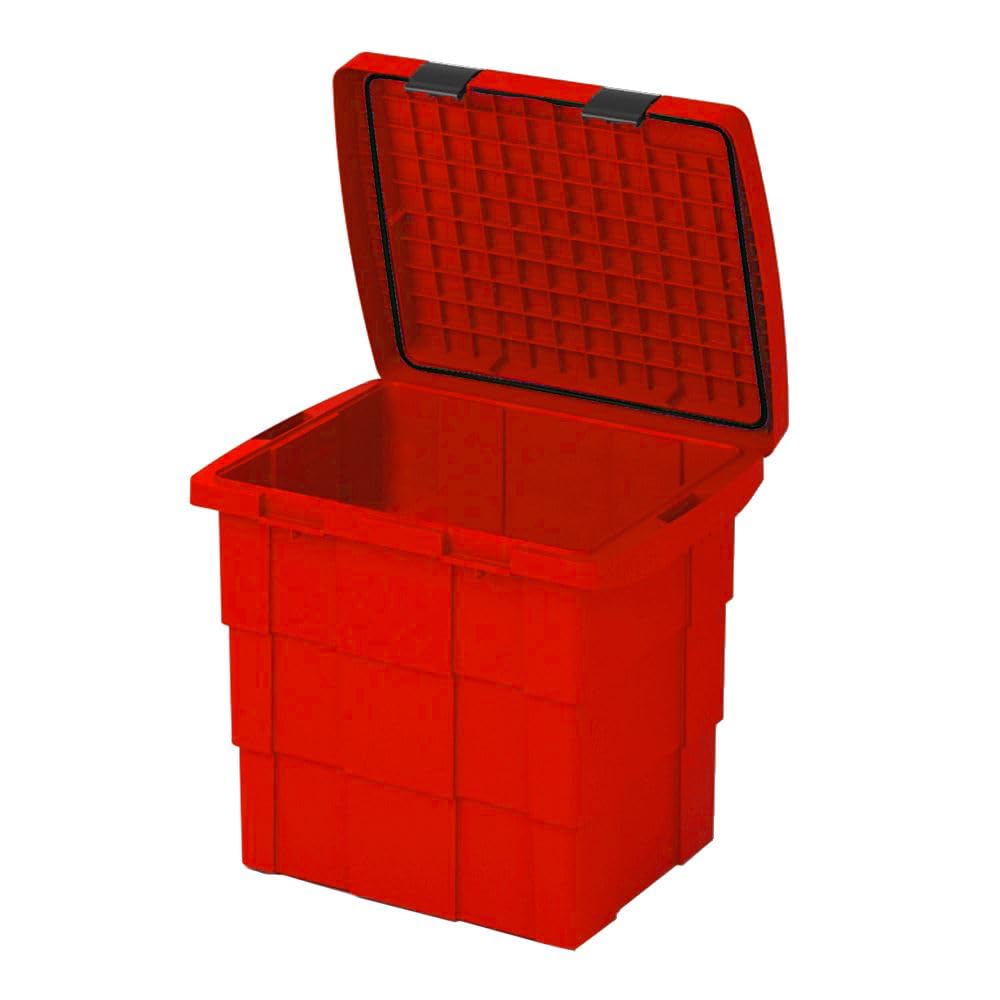 Daken Pitbox SB108 Streugutbox, rot, ca. 108 Liter, Streugutkiste, Streugutbehälter