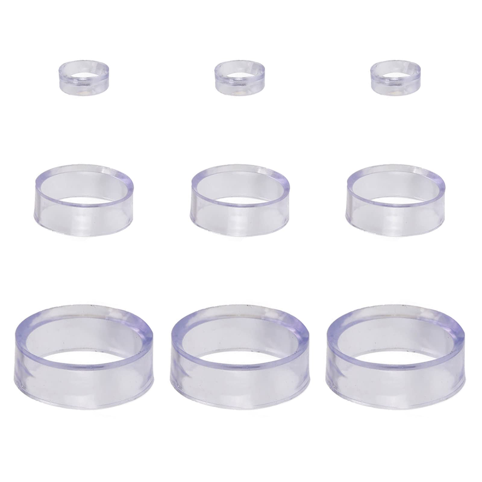 Gxwzhanbo Transparent 9 Pcs Acrylic Display Stands Clear Sphere Stand Round Ball Stand For Golf Ball Tennis Ball Eggs Spheres Jewelry Crafts Collections