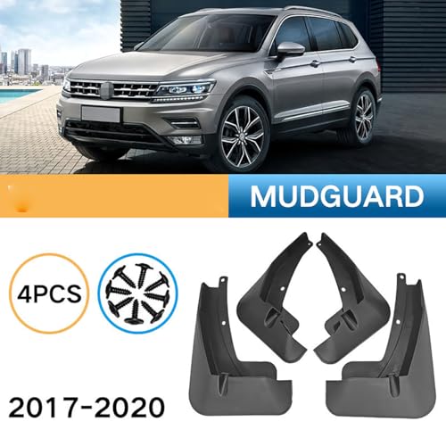 Faldillas para salpicaduras de vehículos Volkswagen Tiguan L con protección anti-impactos. 4
