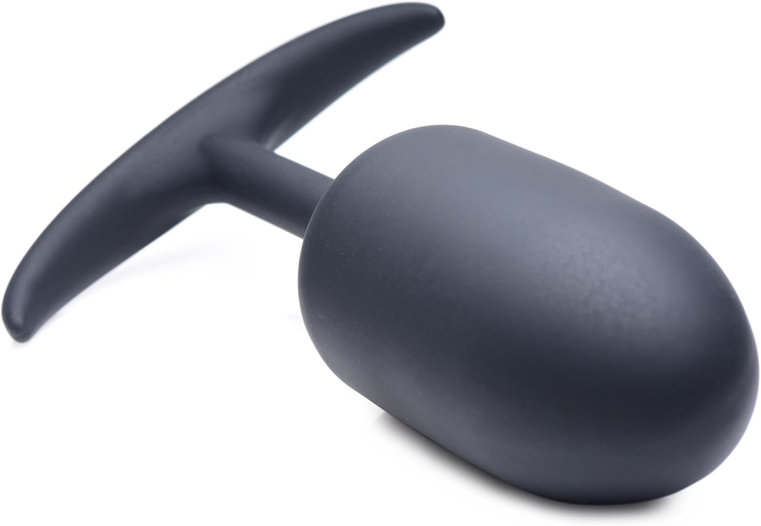Heavy Hitters Premium Silicone Weighted Anal Plug - Extra Large, Black