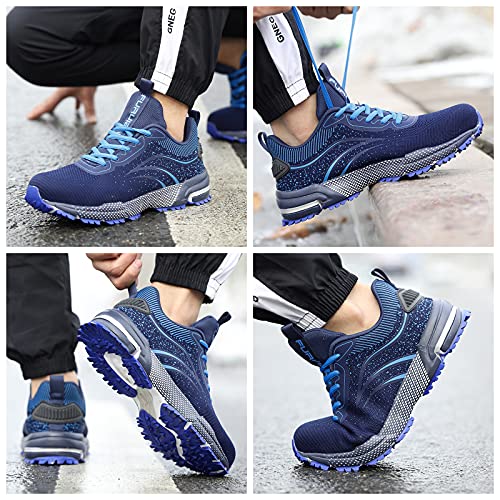 Image of Furuian Steel Toe Shoes for Men & Women Lightweight Safety Work Shoes Comfortable Steel Toe Sneakers Warehouse Industry Work Sneakers