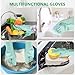 AMFUN Haustier Grooming Handschuhe, Handschuh Bürste Katze Wiederverwendbare, Badehandschuhe für Haustiere zum Massieren, Schrubben und Haarentfernen, Aufhängbares Design