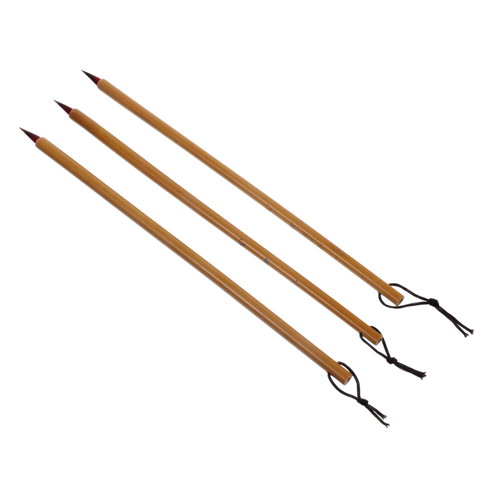 Veemoon 3pcs Lower Case Writing Brush Calligraphy Pens Drawing Brushes Painting Brush Pen Calligraphy Pen Beginner Small Calligraphy Brush for Writing Calligraphy Ink Pole