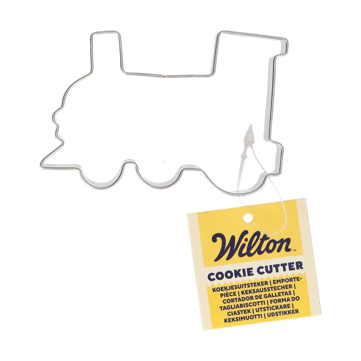 Wilton Cookie Cutter Train: Stainless Steel Cookie Cutters for Biscuits, Cookies, Fondant Decorations and More, Dishwasher Safe - 8,2 cm