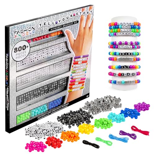 Kit de fabrication de bracelets Tell Your Story avec plus de 800 perles