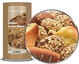 2 x 550g Knabbermischung Party Knabberei süß & sauer Snack Erdnuss mit Sesam Brezel mit Honig und Senf vegetarisch