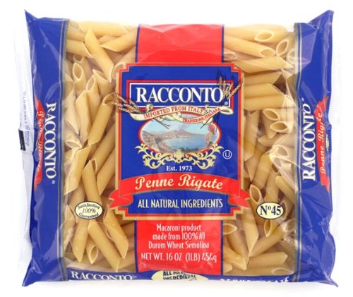 Racconto Penne Rigate, 16-ounces (Pack of12)
