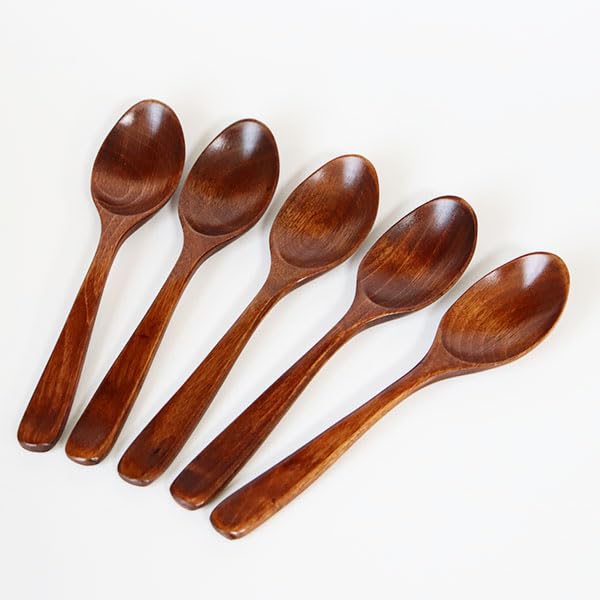 食洗機対応 食器洗浄機対応 カレー スプーン 漆塗り 5本 セット 木製 木 18.5cm