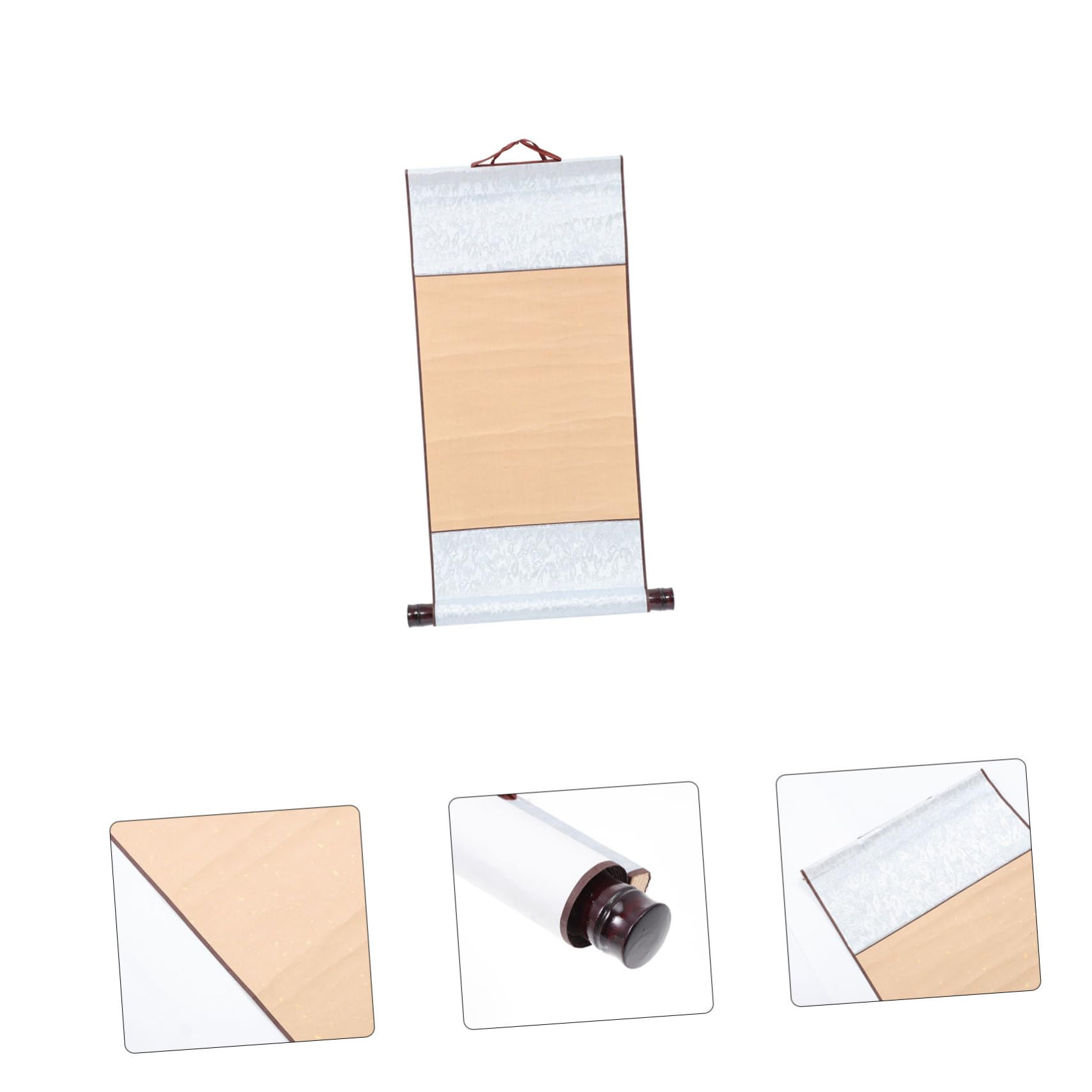 SHINEOFI 3 Piezas De Papel De Arroz Rollo De Lienzo Rollos De Papel En Papel De Pergamino Chino Pergamino De Pared Artístico Pancarta Blanca Papeles Rodantes Pergamino De