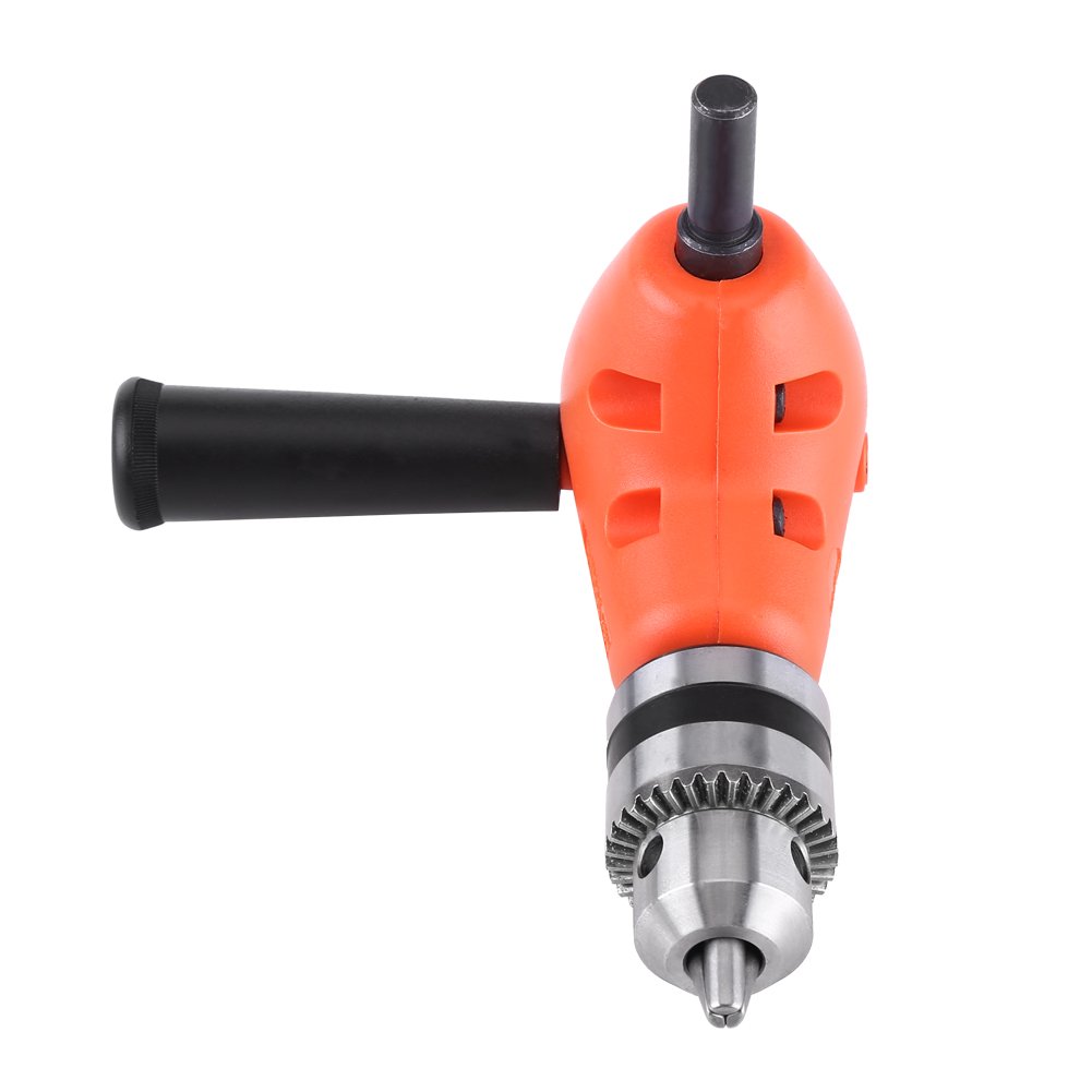 Adapter do wiercenia pod kątem prostym 90 stopni zakres mocowania uchwytu przedłużającego 1-10 mm (1/16-3/8"), okrągły trzpień 9,5 mm z uchwytem
