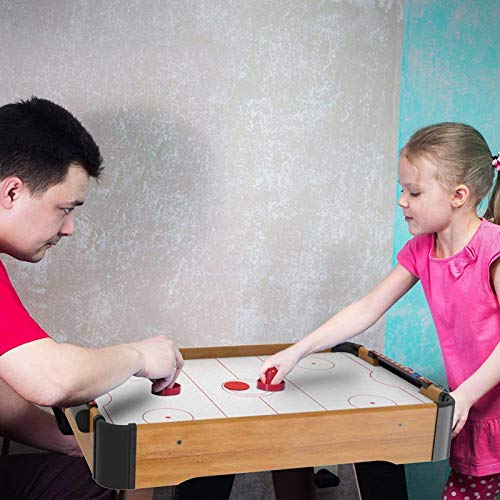 Shenrongtong Table Top Air Hockey Game With Battery Powered Fan, Mini Hockey Game For Kids, Classic Table Top Family Game