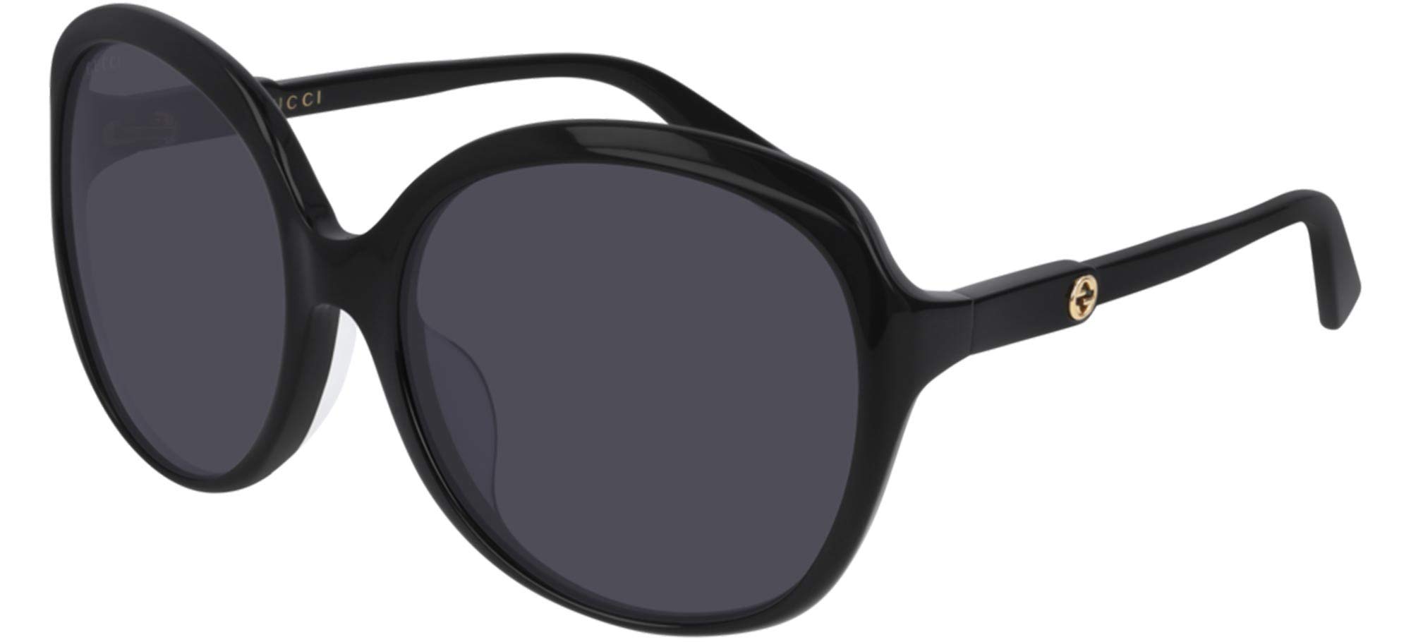 Women's Sunglasses Oversized Gg0489Sa Black/Gray