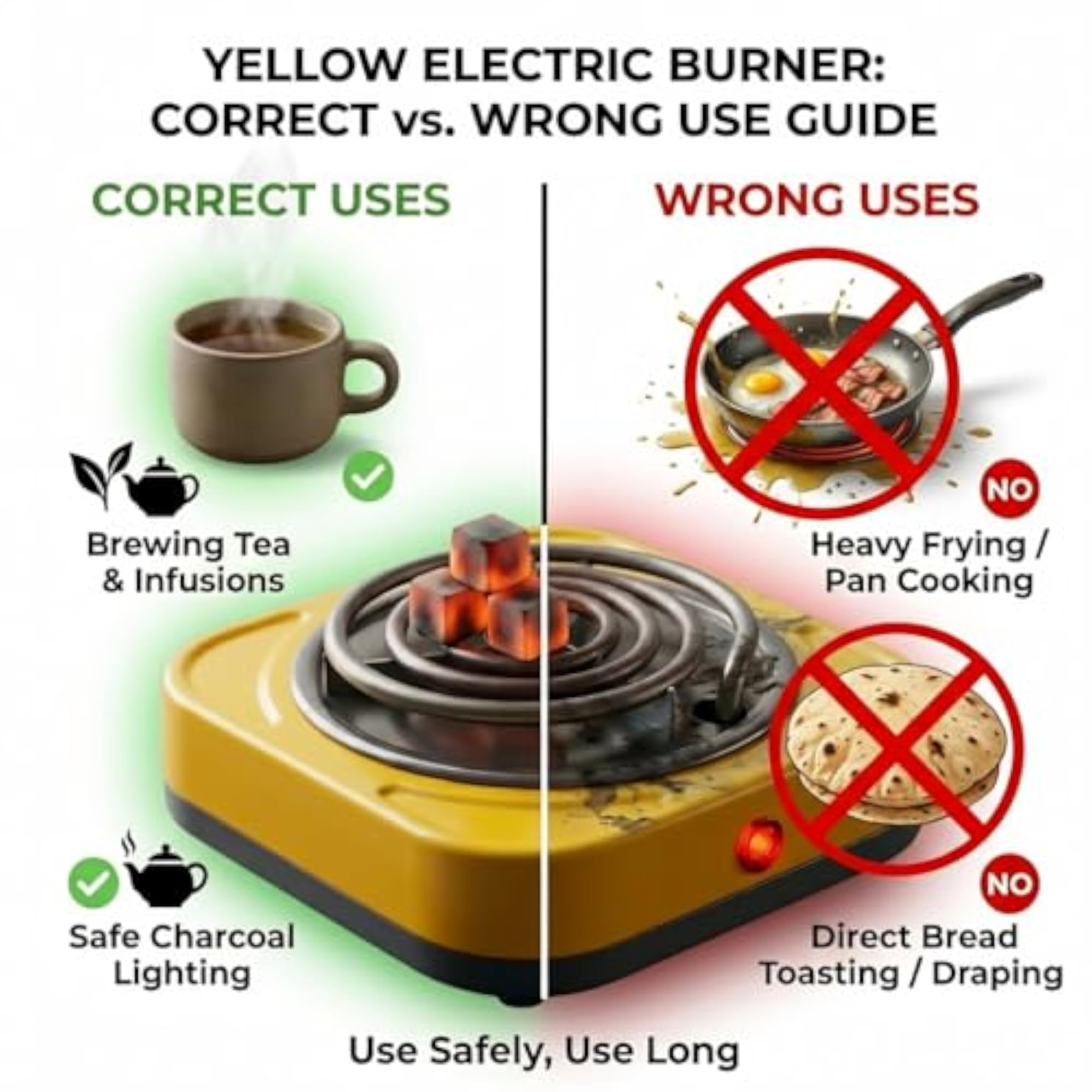 Hot Grill 500W Mini Electric Stove Hot Plate