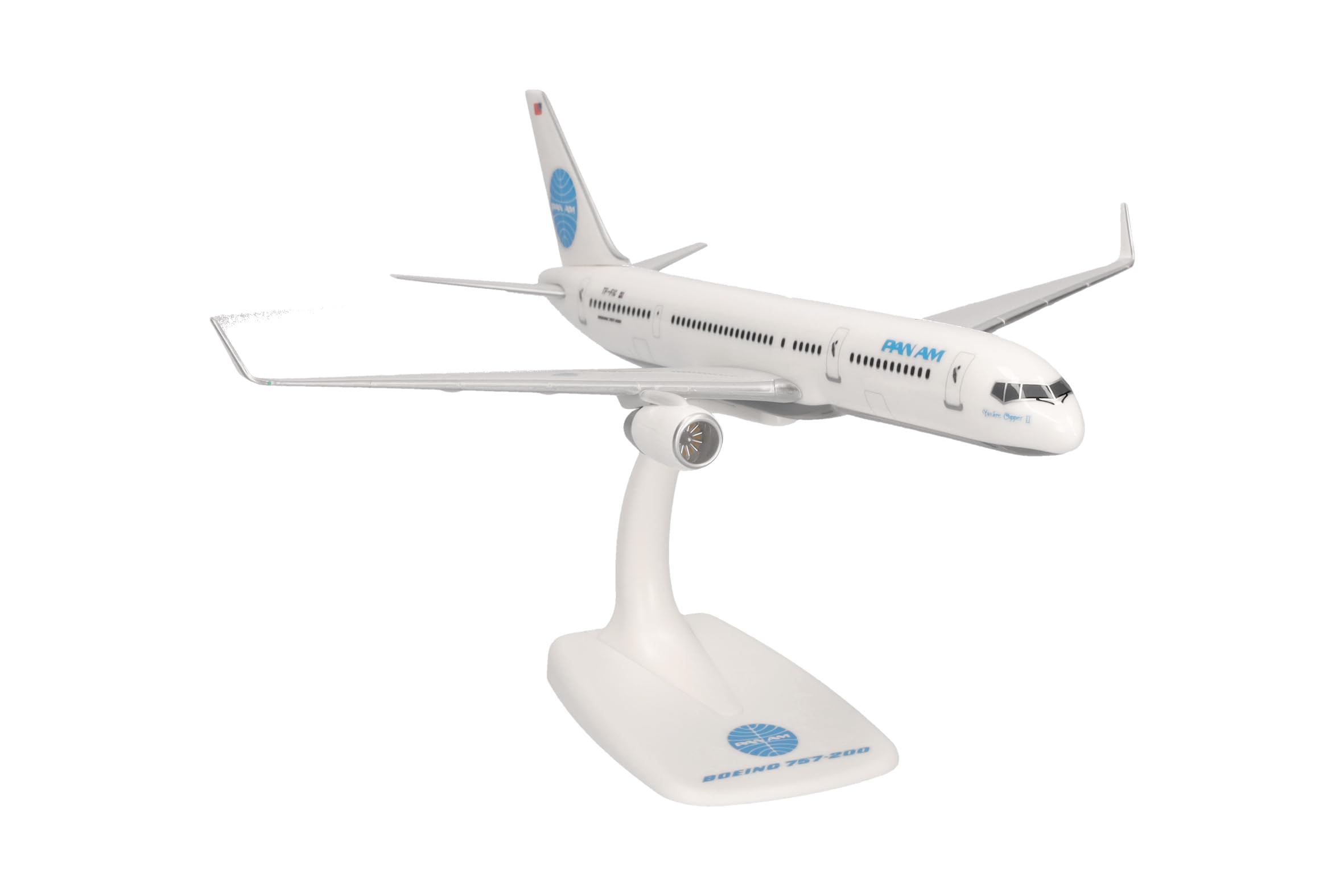 Amazon.com: Herpa Snap-fit Airplane Model Boeing 757-200 Pan Am