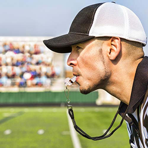 Apito Esportivo com Cordões de Aço Inoxidável Besportble, 6 peças, apito de som alto e nítido para o