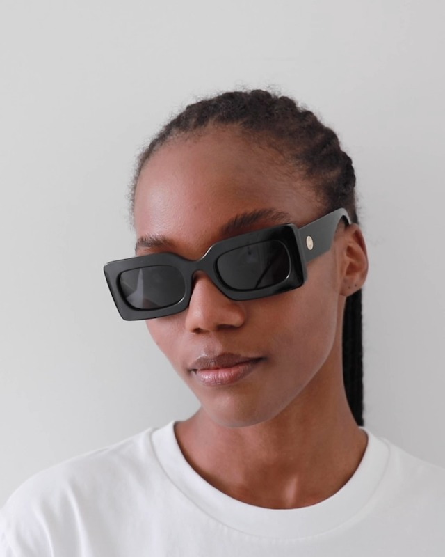 Le Specs Oh Damn! Sunglasses - Black, Rectangle, Unisex  display picture 1