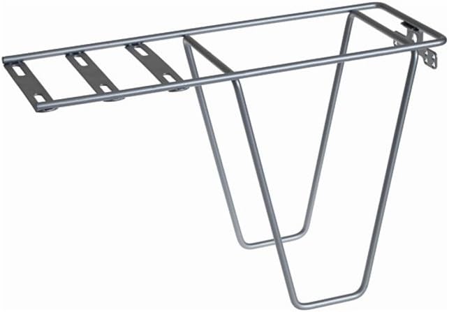 Steco Unisex - Adult Tas-Mee Easy-fit Pannier Rack Extension, Matte Silver, One Size