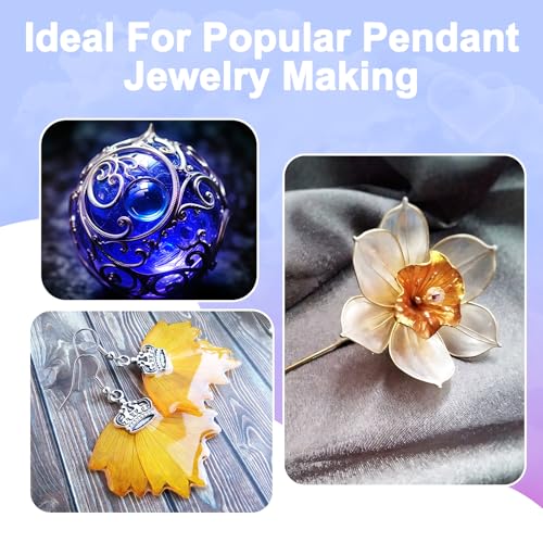 teexpert uv dip resin for wire flowers kit 100g crystal clear uv resin starter kit with 6 winding rods pliers 2pcs 31ft wires for jewelry making fast cure thick glue for diy flower decoration