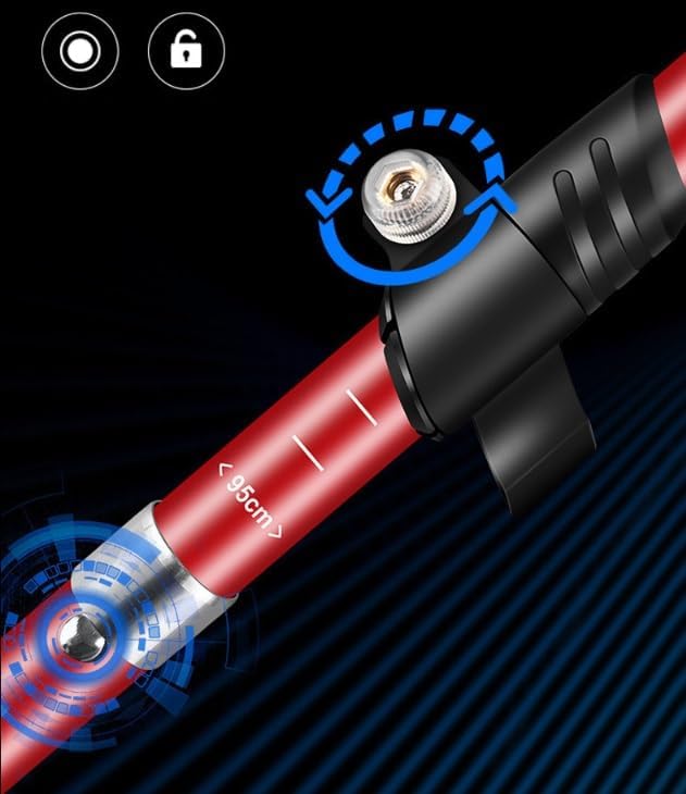 Miniatura 3 de Bastones de trekking plegables, aluminio, 38-44 pulgadas (compacto), 44-52 pulgadas (matrimonial) altura ajustable con bloqueo rápido, agarre