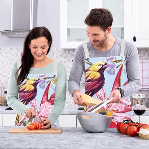 Tablier de serveuse imperméable doté de 4 broches de rangement pratiques