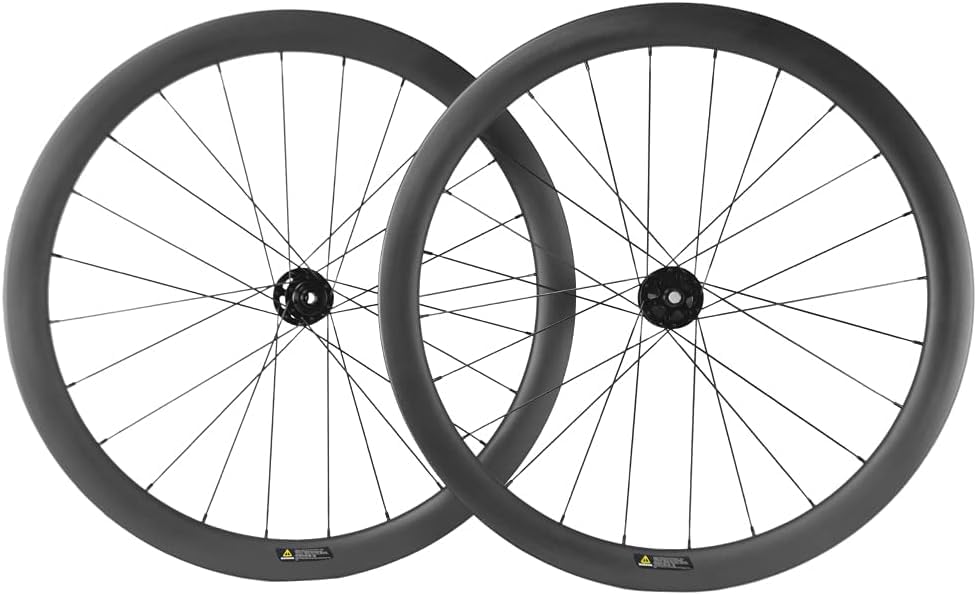 SUPERTEAM Carbon Wheelset 700C Tubeless Gravel Wheelset Disc Braking 45TU-28