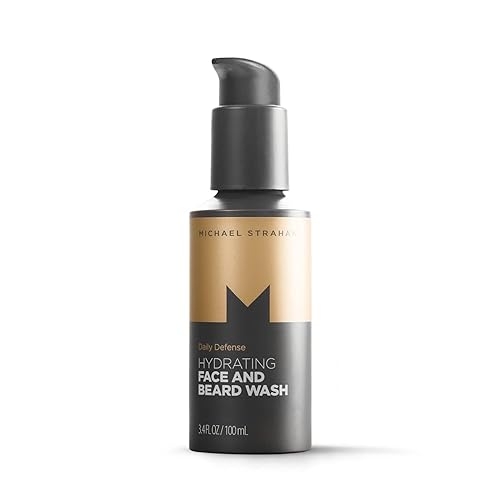 Skin Duo - Gel hidratante para rostro y barba e hidratante facial y cuello de Michael Strahan Kit de aseo facial y cuidado de la piel para hombre