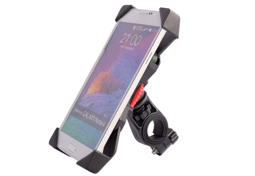 自転車用スマホホルダー ブラック/レッド 楽天市場】自転車 スマホ ホルダー 携帯ホルダー バイク スマホ