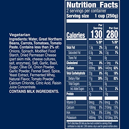 Image of Progresso Vegetable Classics Tuscan-Style White Bean Soup 18.5 oz. Can
