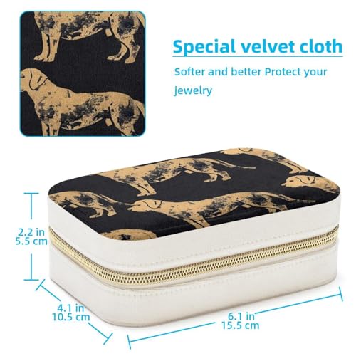 Boîte à bijoux portable pour éviter les colliers emmêlés en voyage