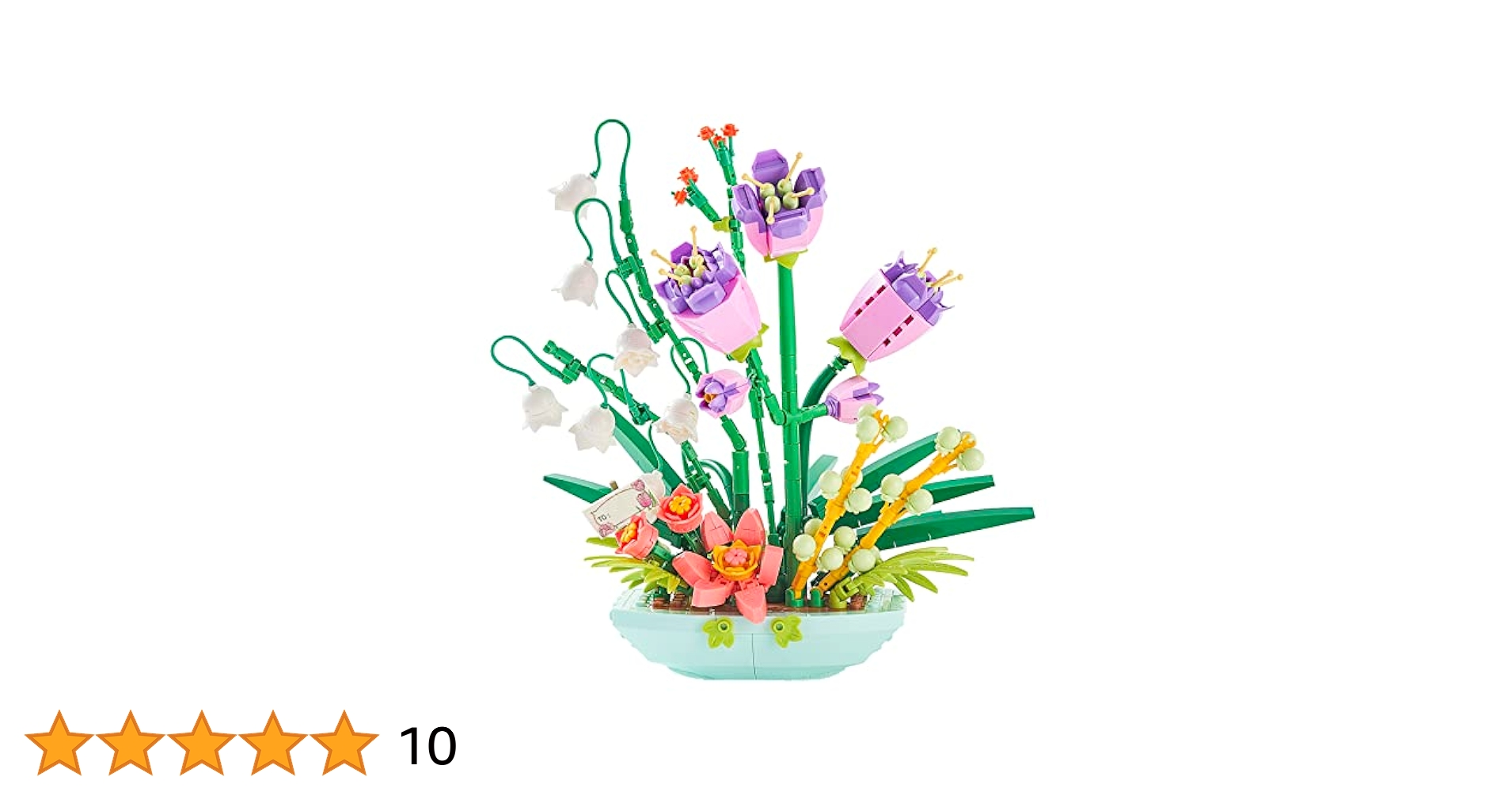 ⭐︎haha⭐︎さん専用⭐︎Toy's by inity Flower Bouquet Amazon.com: ChunBrommiSam Mini Bricks Bouquet Flower