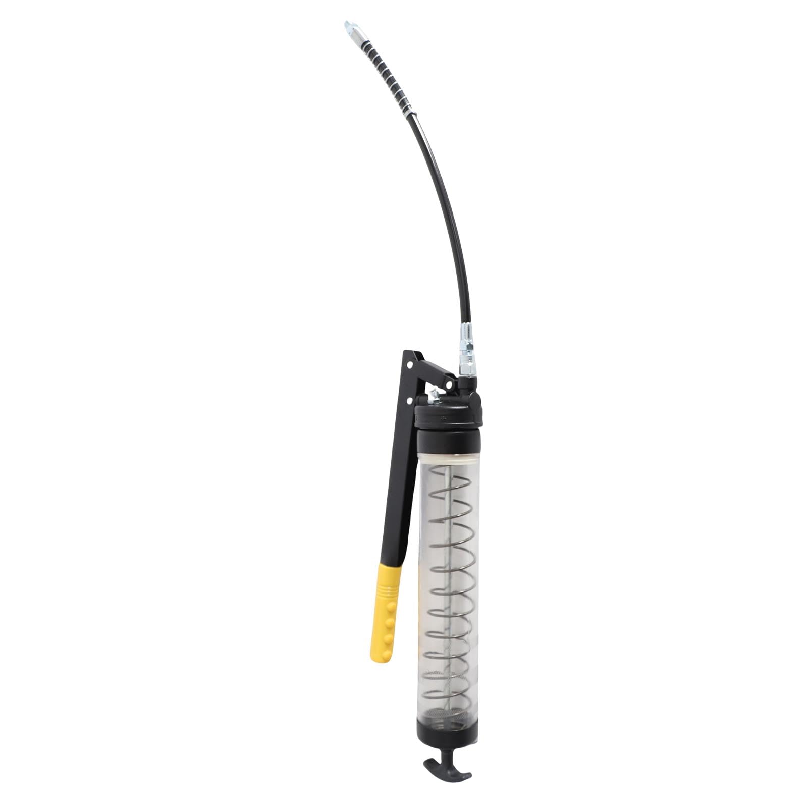 Generic Przemysłowy Smarownica 6000PSI z pogrubioną sprężyną, przezroczystą rurką do Konserwacji Samochodów i Opon, PVC + żelazo, długość 440 Mm, Lekkie i Ciężkie Maszyny