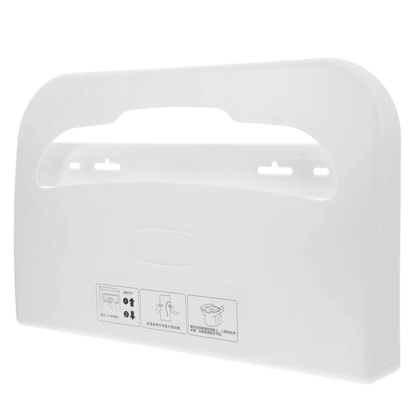 Alipis Disposable Toilet Seat Cover Dispenser Plastic Holder Paper Box Toilet Seat Holder