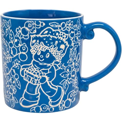 Taza decorativa cerámica multicolor 21 onzas