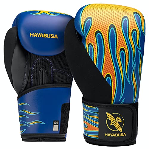 Hayabusa S4 Kids Epic Boxing Gloves for Boys and Girls - Flames, 8 oz