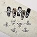 30 pcs 3D Alloy Planet Nail Charms for Acrylic Nail Art DIY Nail Designs(5 Color
