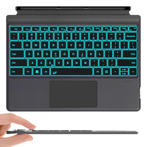 Surface Pro Keyboard for Microsoft Surface Pro 7 Plus 7/6/5/4/3 12.3 inch, Wireless Type Cover with